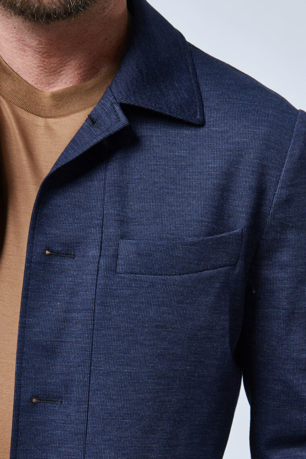 Work jacket Loris - été jersey bleu