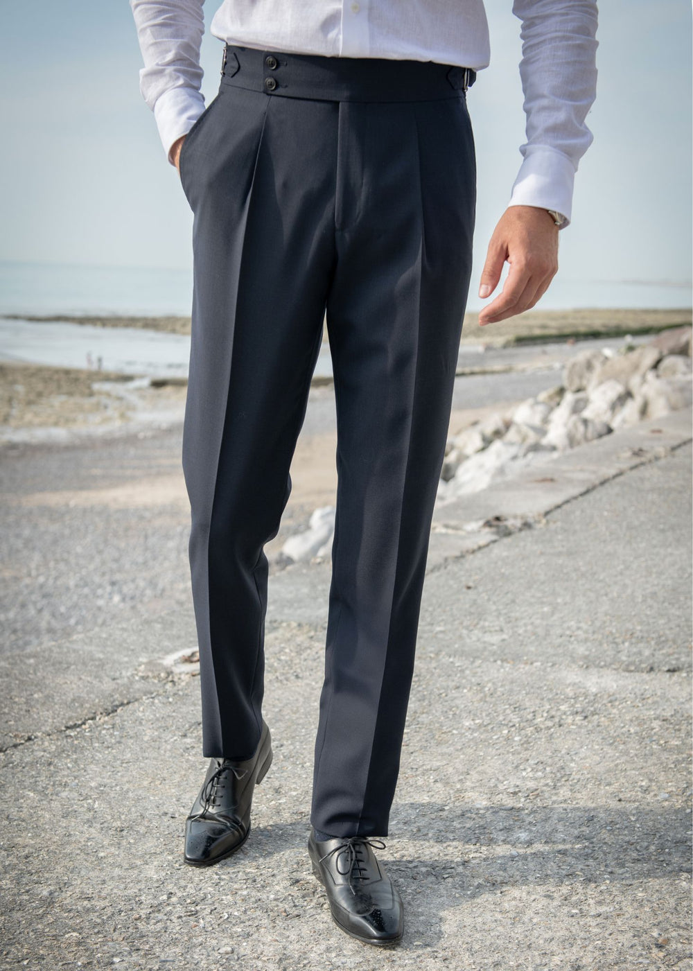 Pantalon ALTAMURA marine