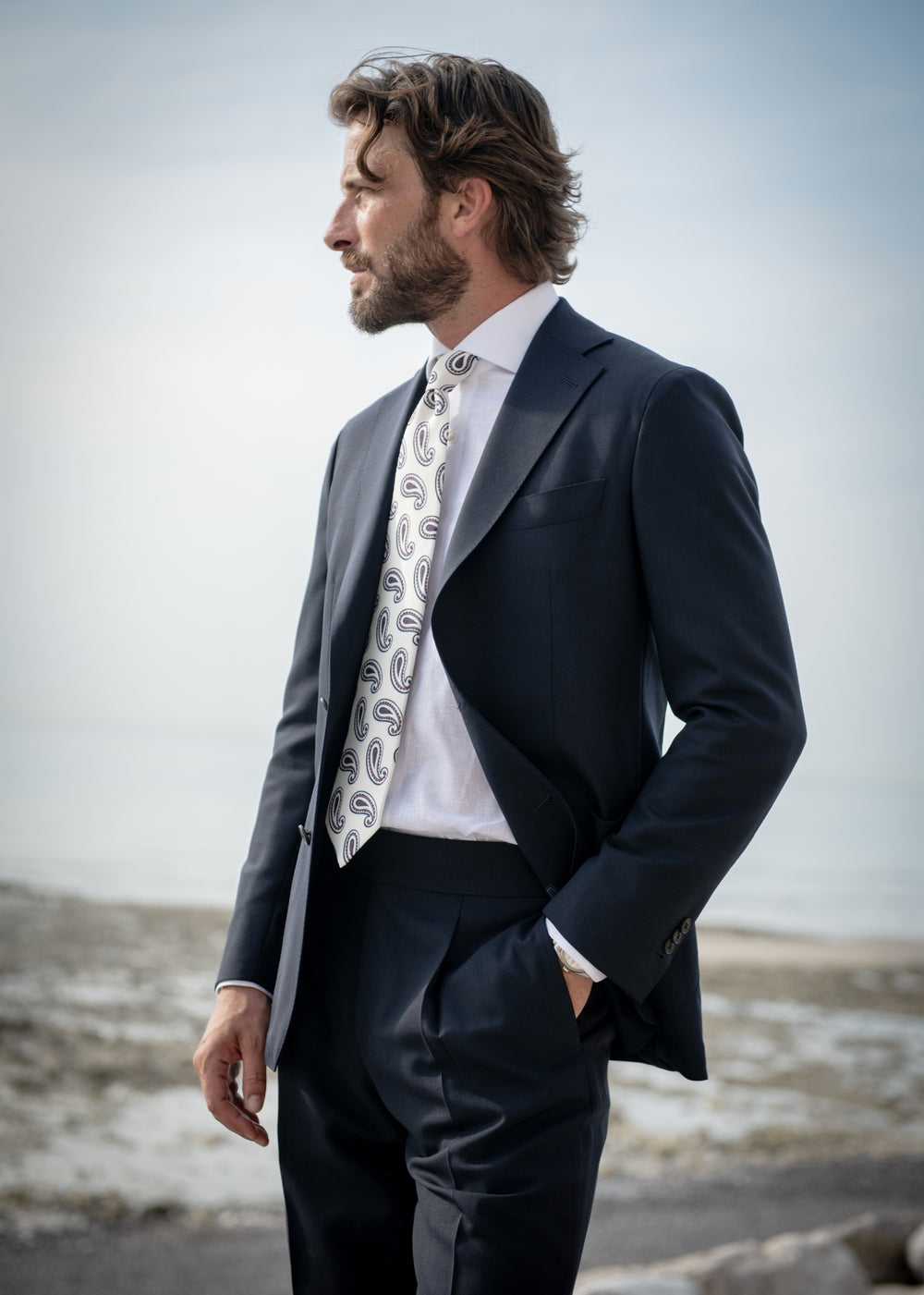 Pantalon ALTAMURA marine
