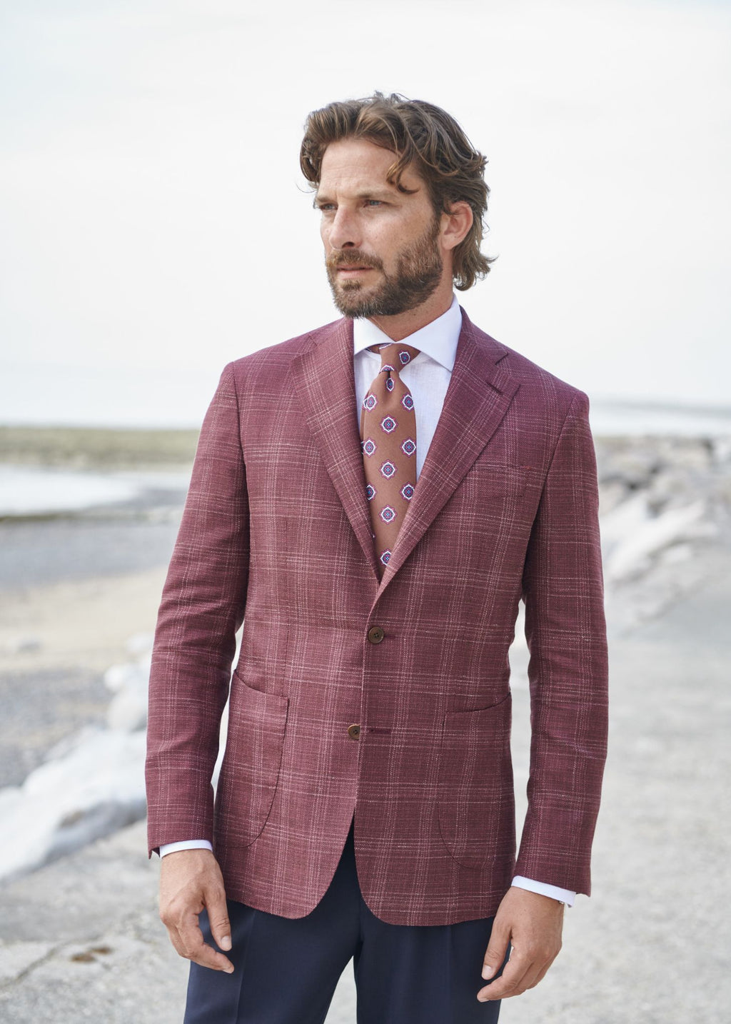 Veste PRATO aubergine
