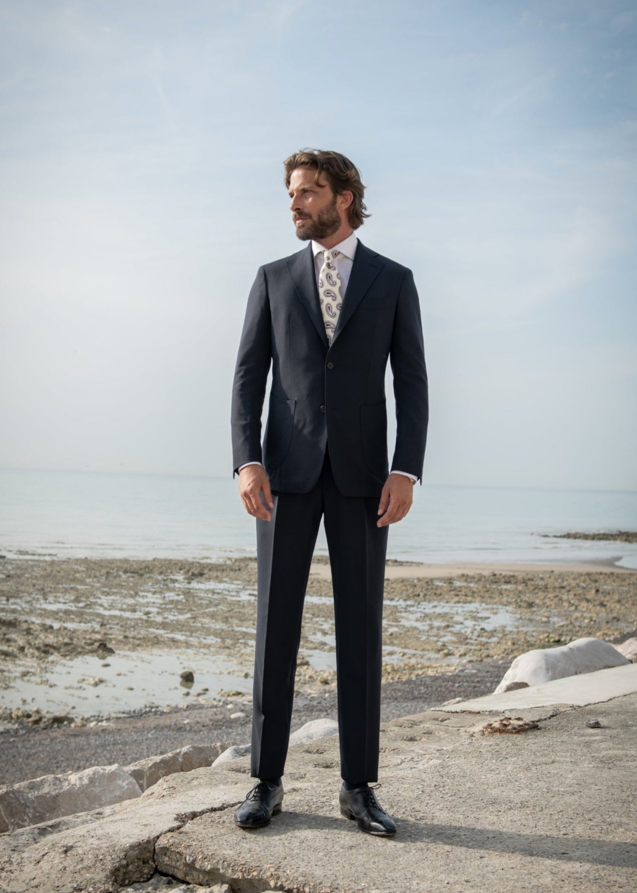 Pantalon ALTAMURA marine