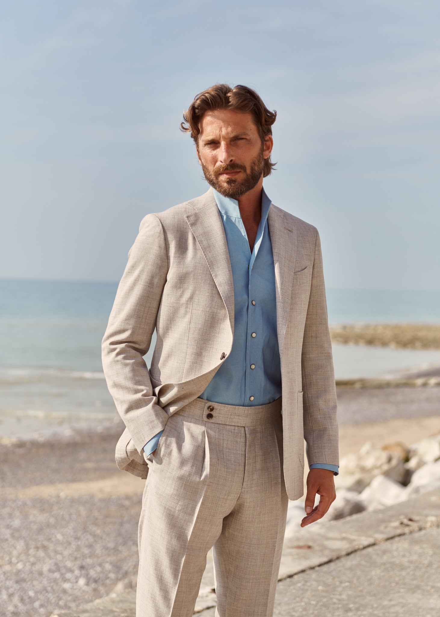 NOCI beige trousers