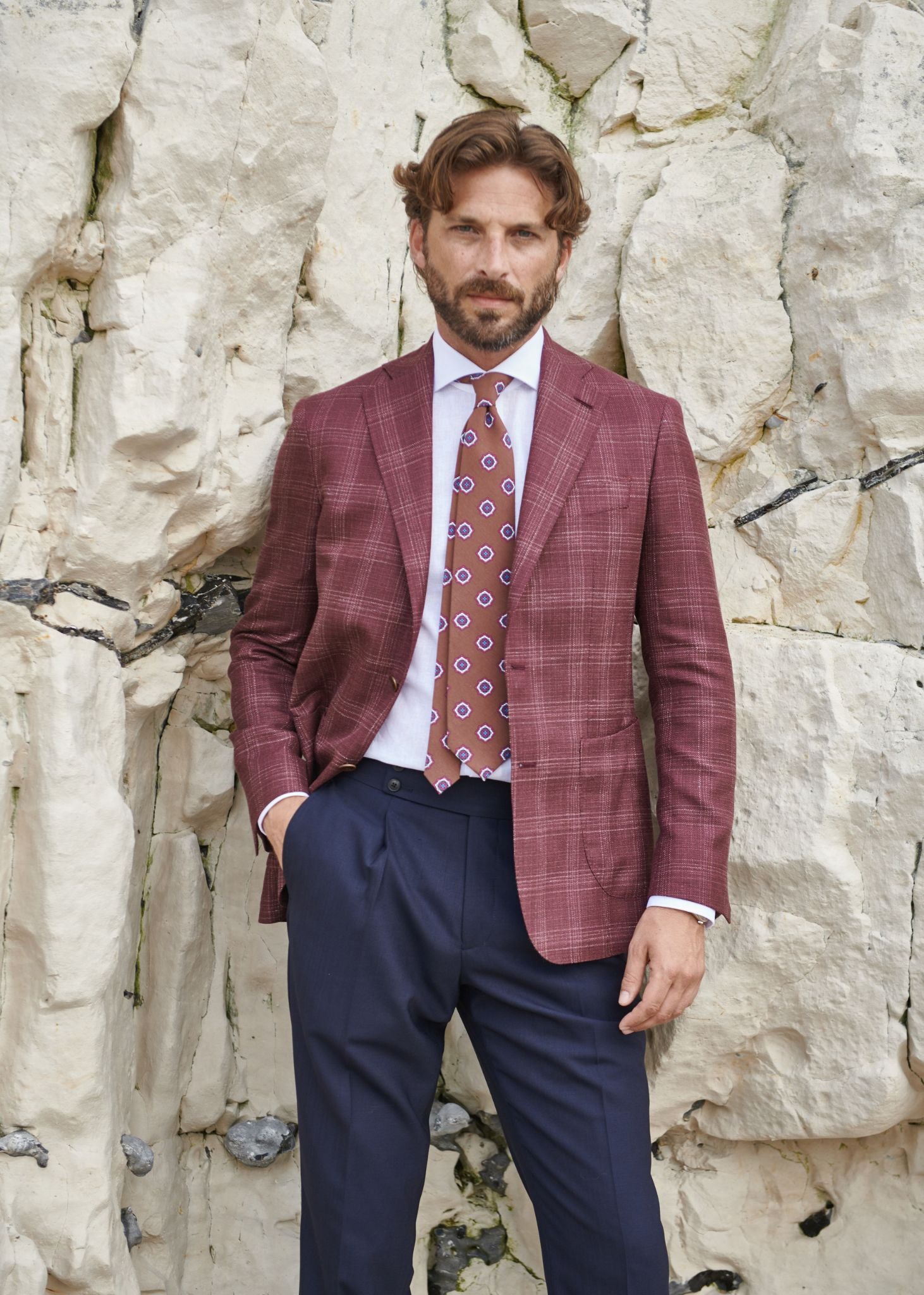 Veste PRATO aubergine