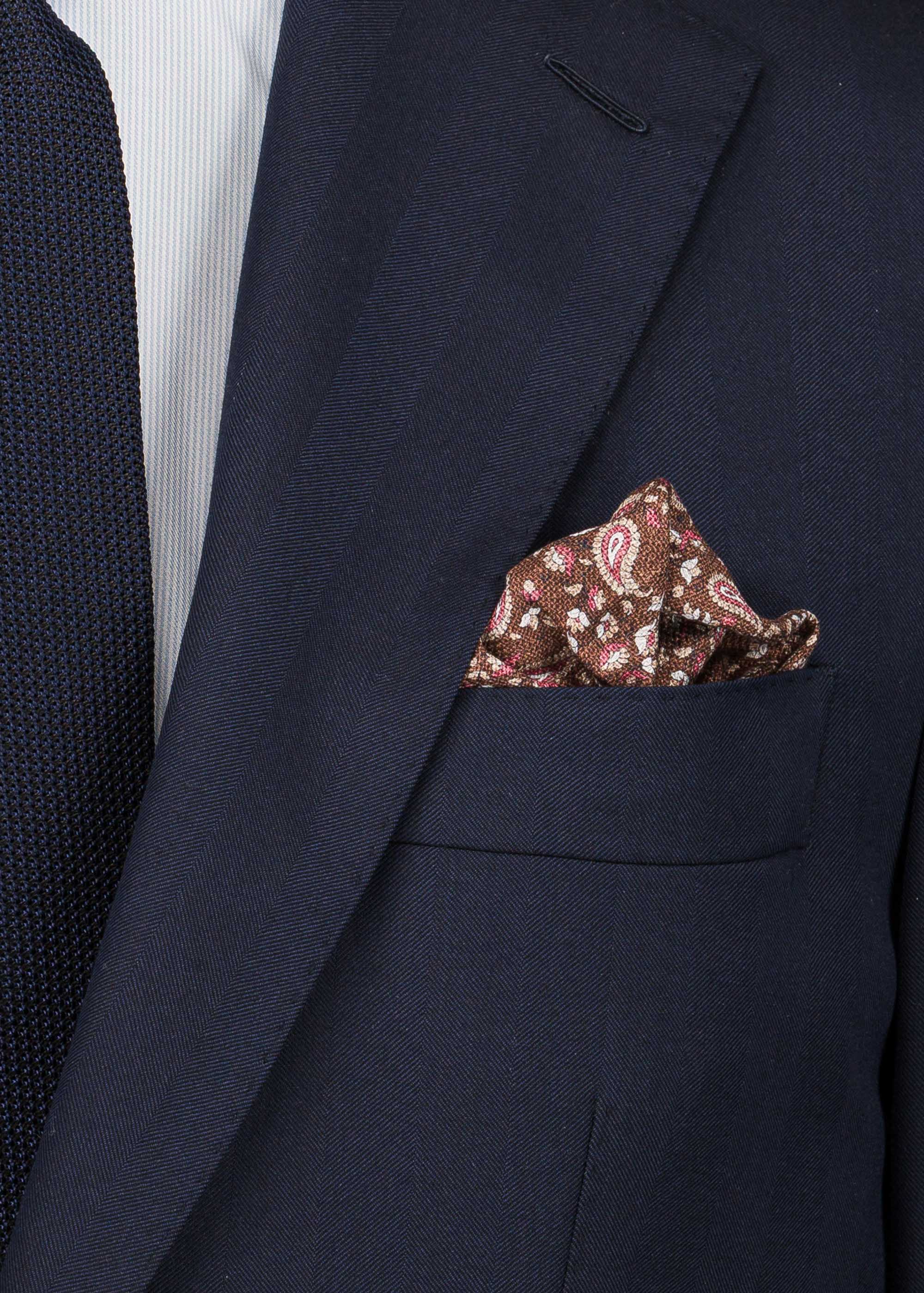 Valerio Pocket Square - PO04SI-BDM018