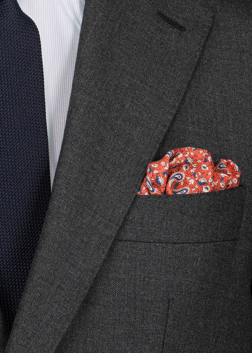 Valerio Pocket Square - PO04SI-ORM017