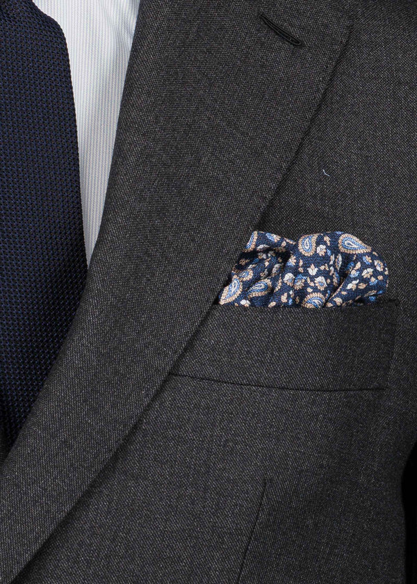 Valerio Pocket Square - PO04SI-BEM014