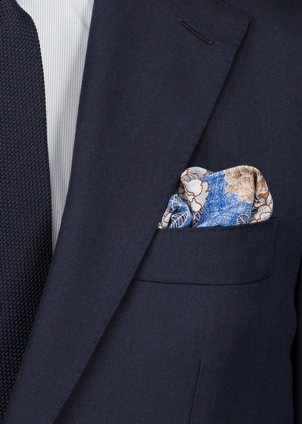 Bianca Pocket Square - PO07SI-BEM032