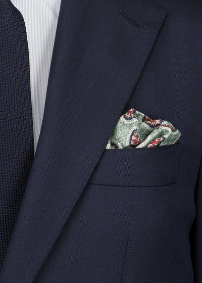 Vincenzo Pocket Square - PO08SI-VTM035