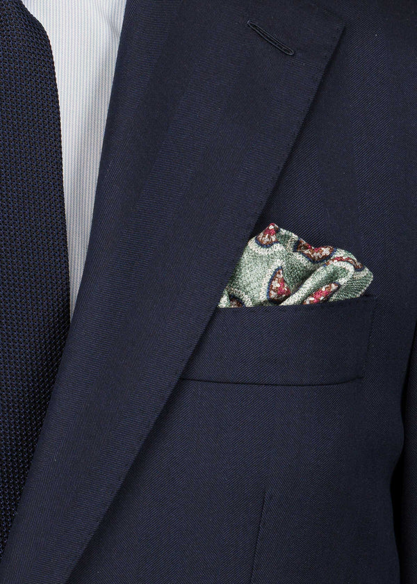 Vincenzo Pocket Square - PO08SI-VTM035
