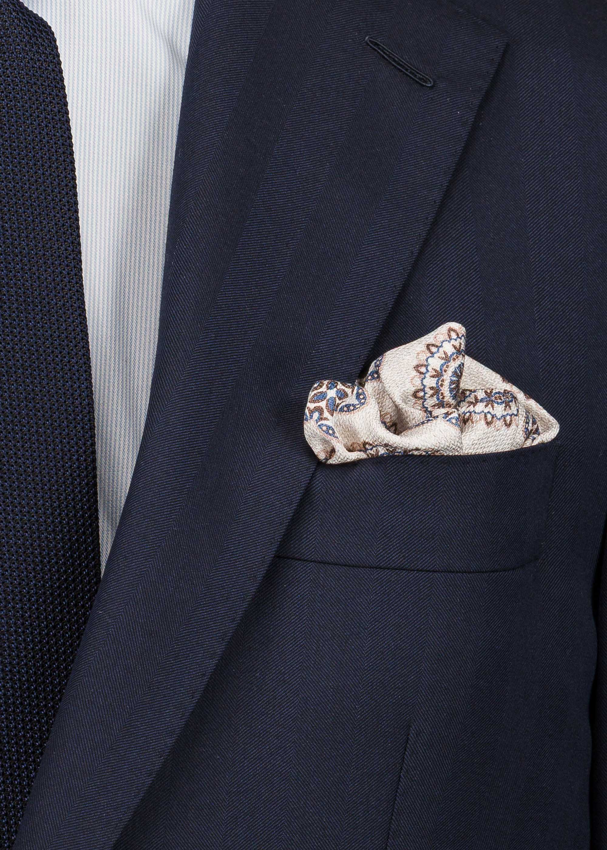 Adele Pocket Square - PO12SI-BGM048