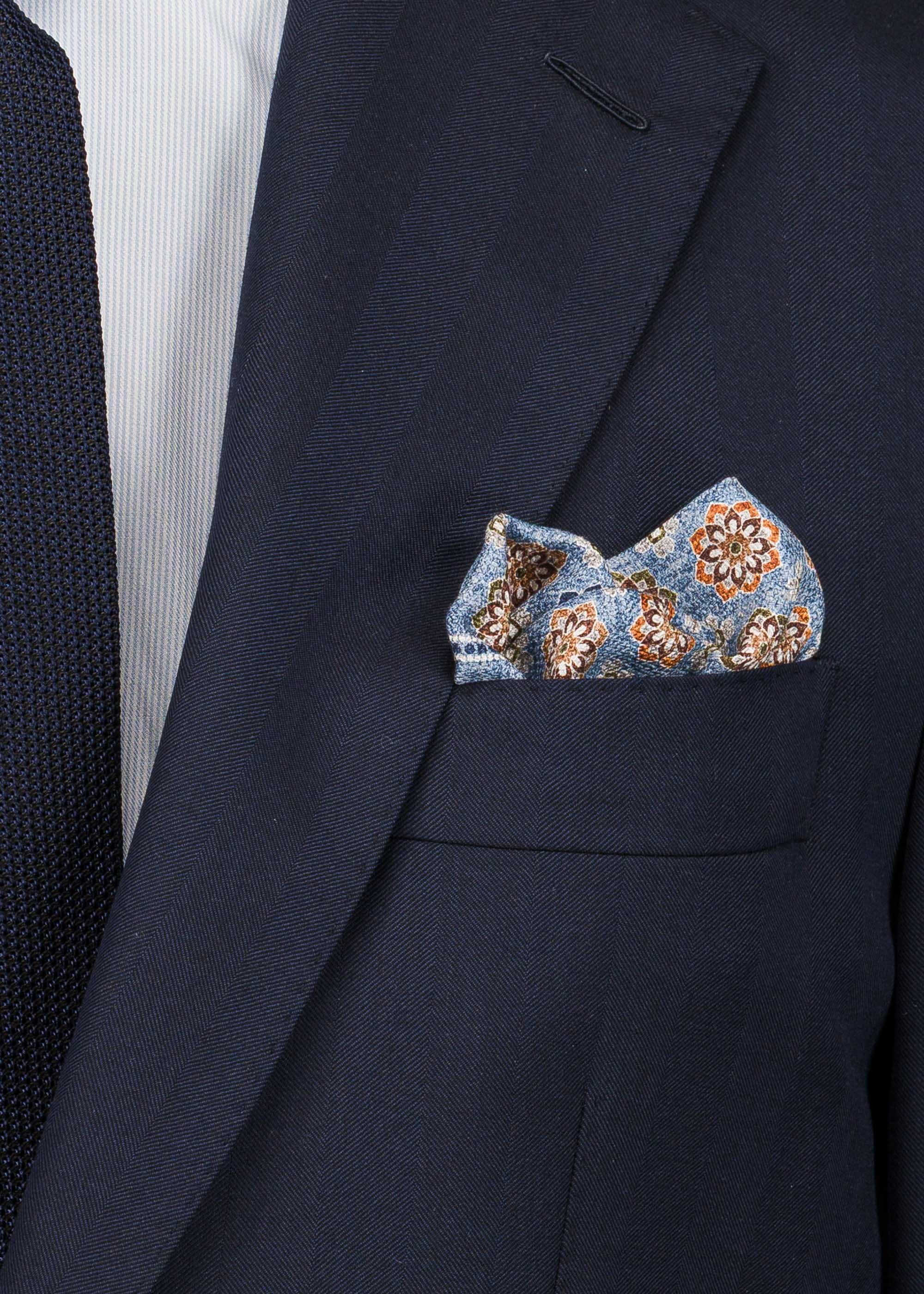 Asia Pocket Square - PO10SI-BEM040