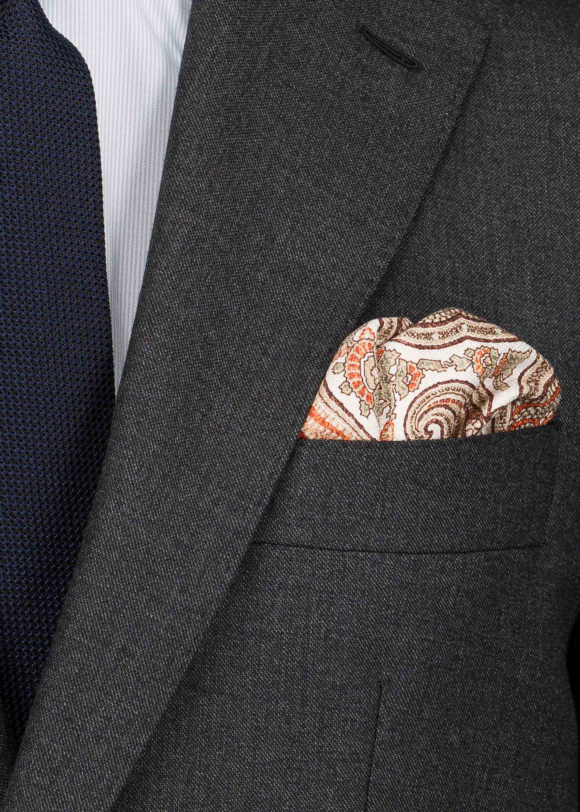 Giacomo Pocket Square - PO06SI-MRM031