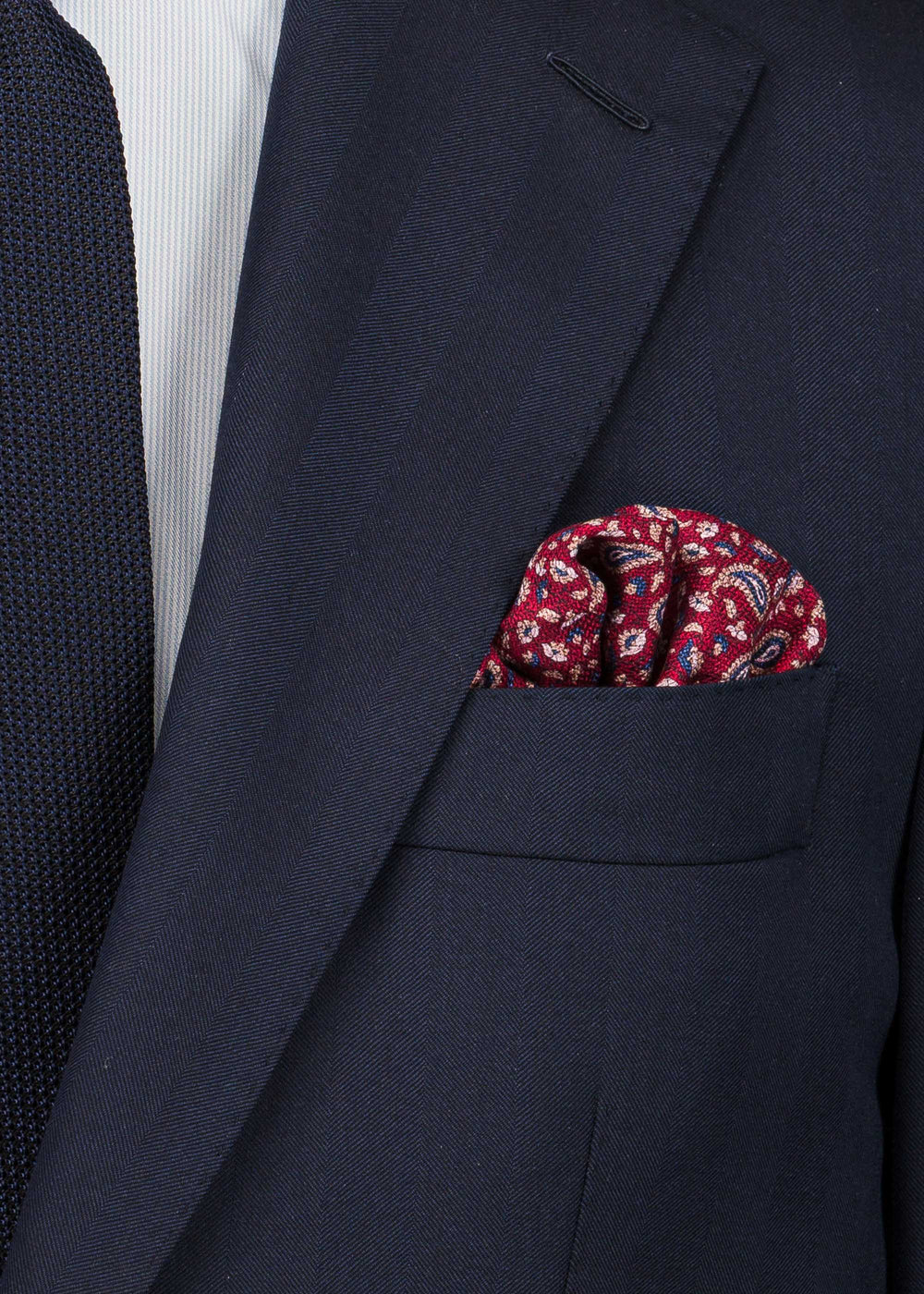 Valerio Pocket Square - PO04SI-BDM015