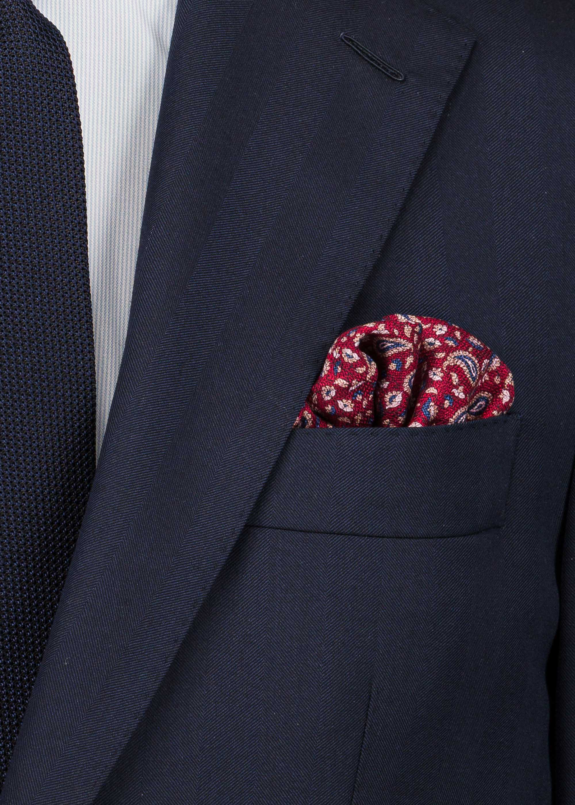 Valerio Pocket Square - PO04SI-BDM015