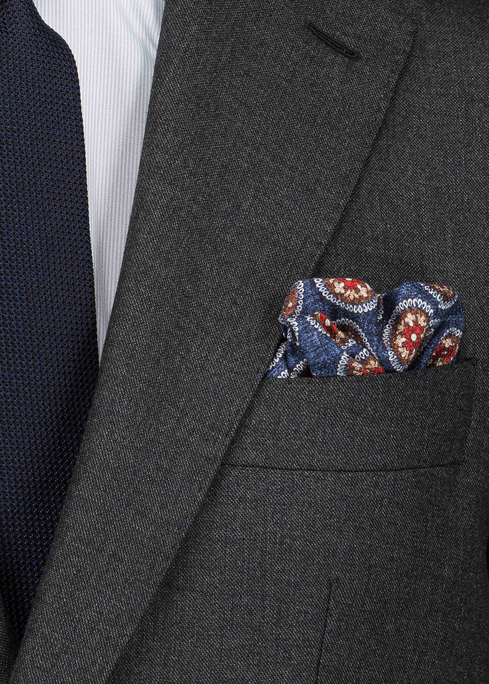 Vincenzo Pocket Square - PO08SI-BEM036