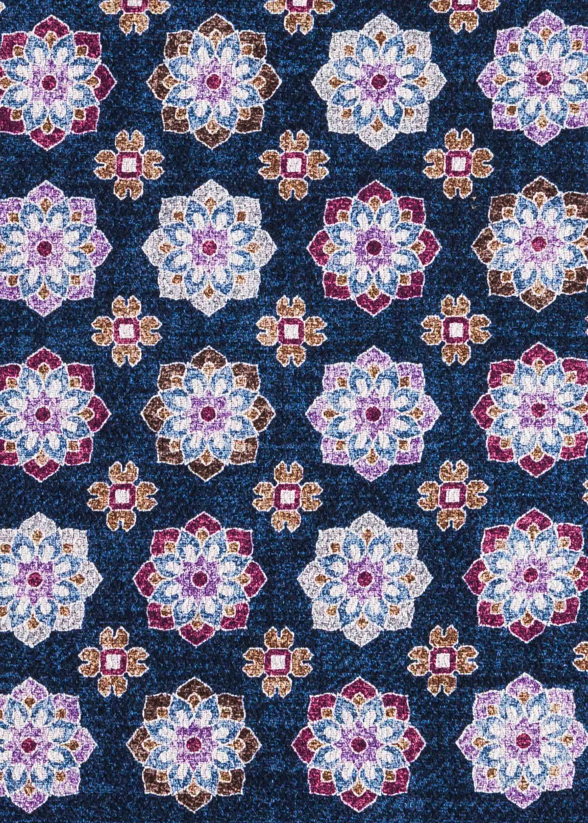 Asia Pocket Square - PO10SI-BEM043