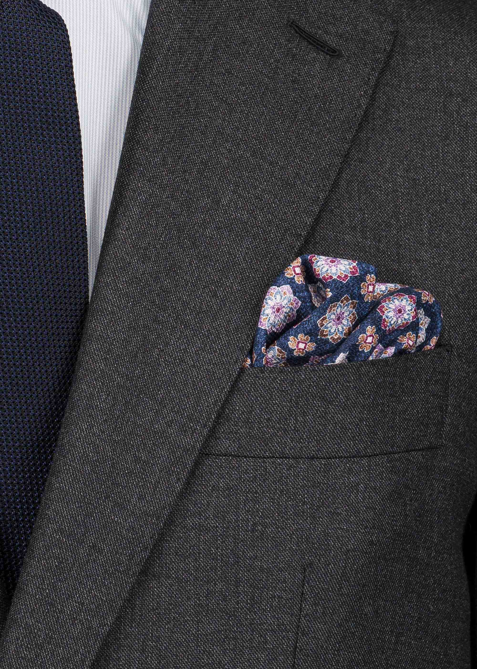 Asia Pocket Square - PO10SI-BEM043