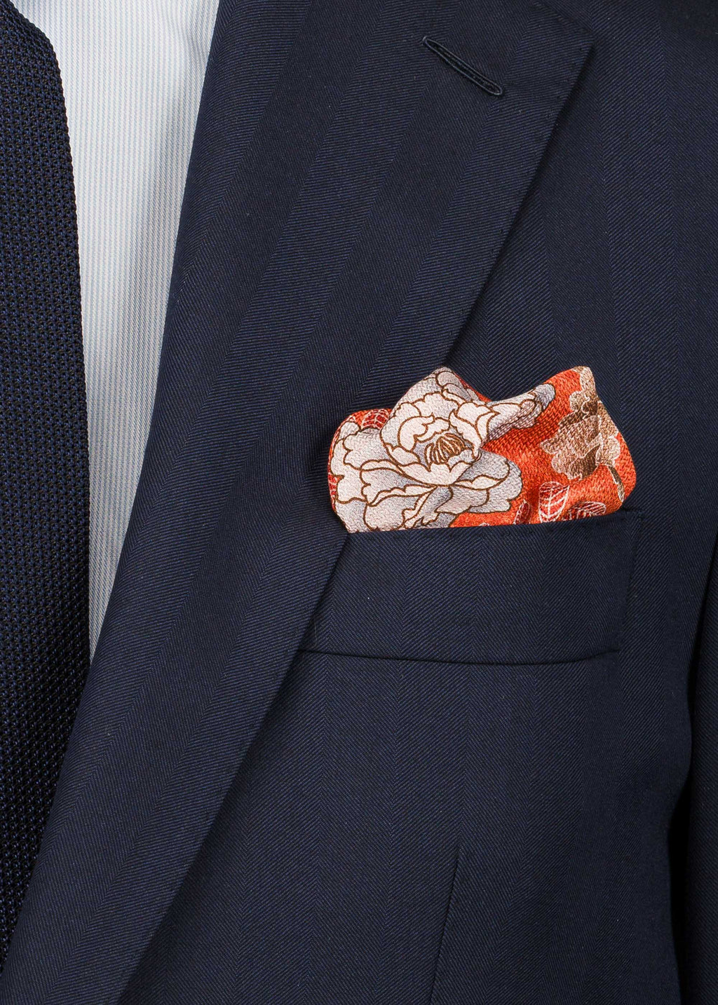 Pochette De Costume Bianca - PO07SI-ORM033