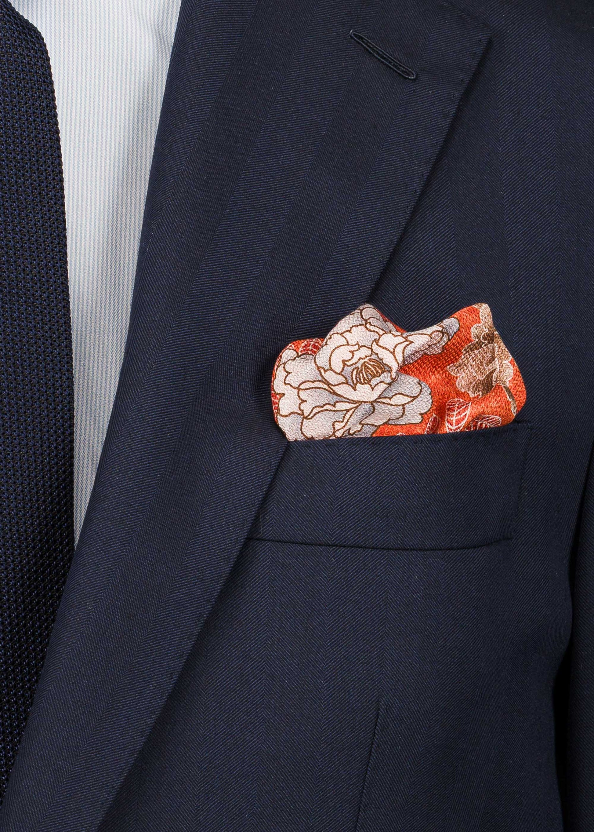 Pochette De Costume Bianca - PO07SI-ORM033