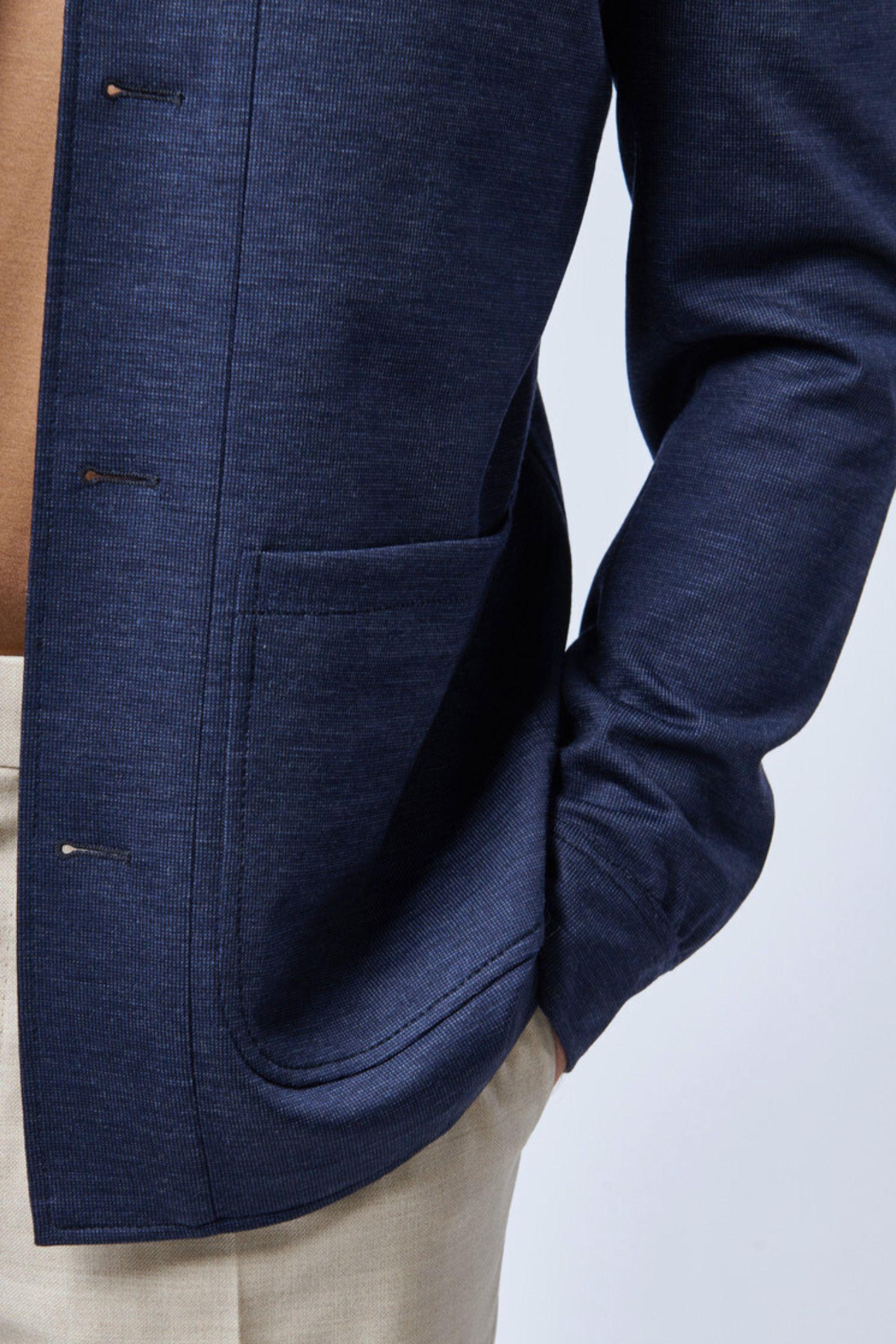 Work jacket Loris - été jersey bleu
