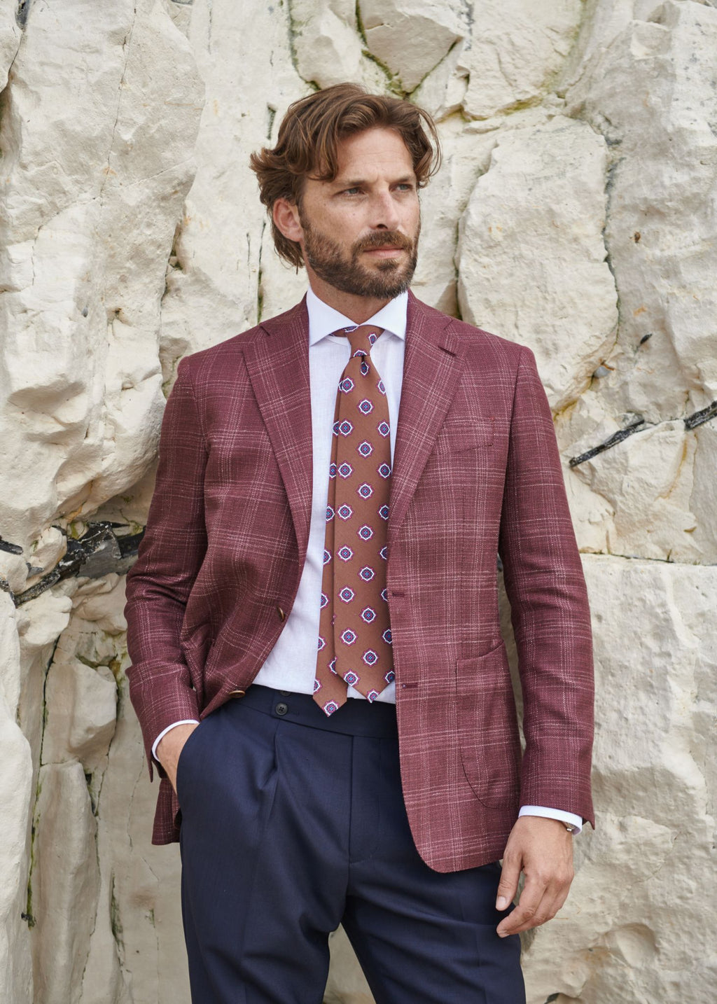 Veste PRATO aubergine