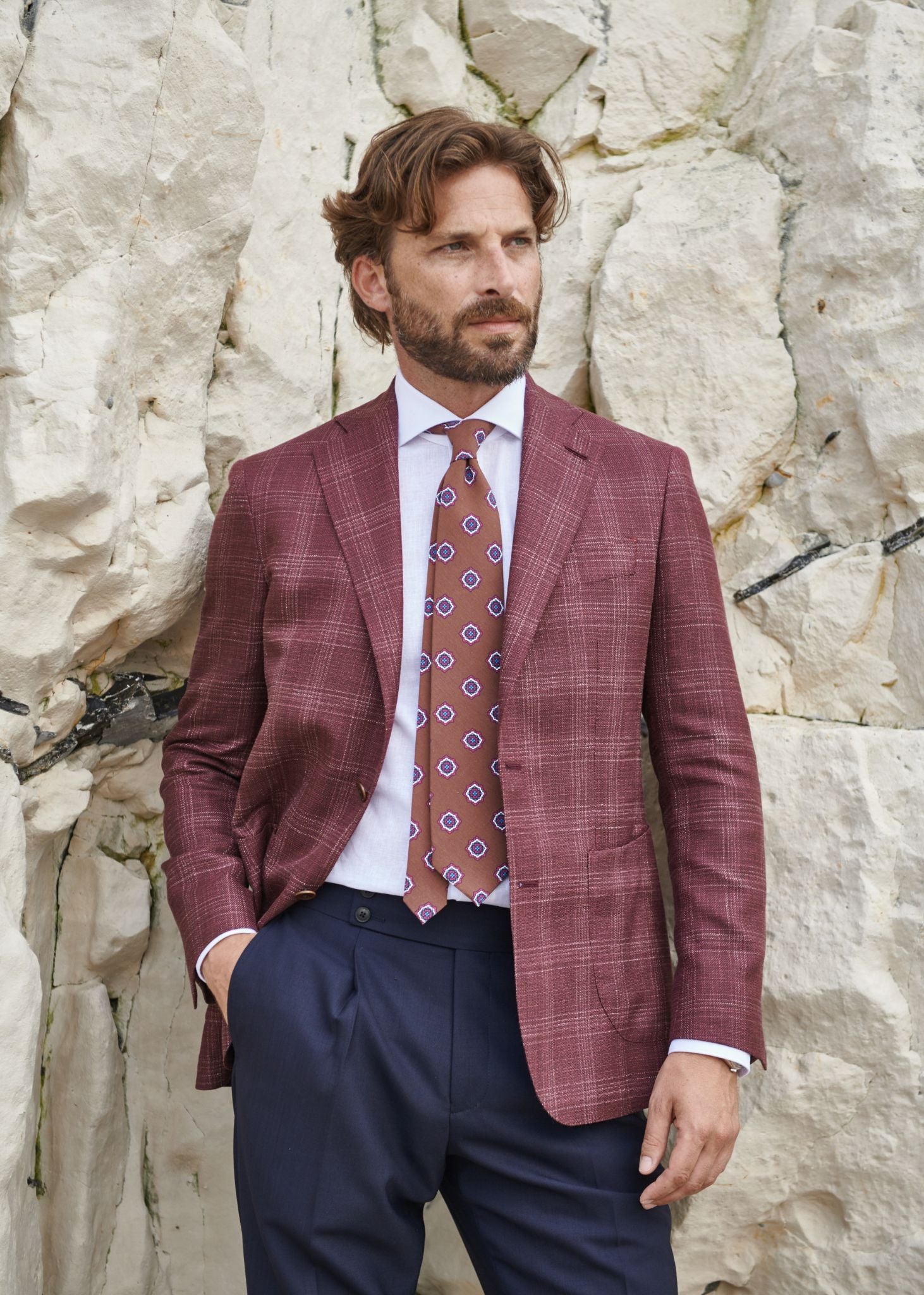 Veste PRATO aubergine
