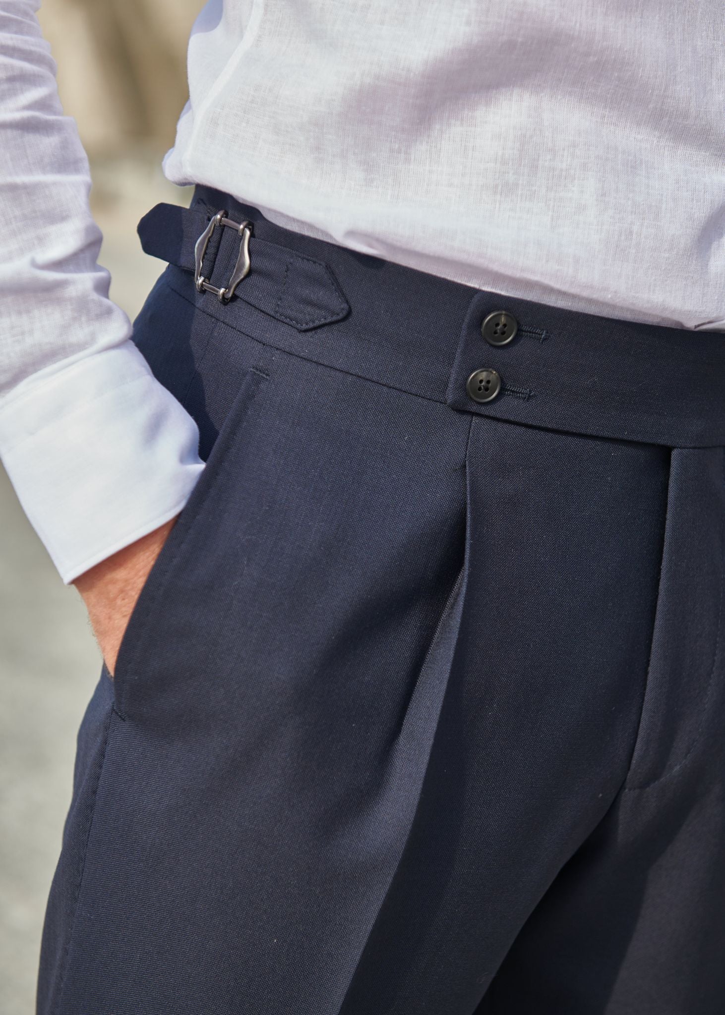 Pantalon ALTAMURA marine