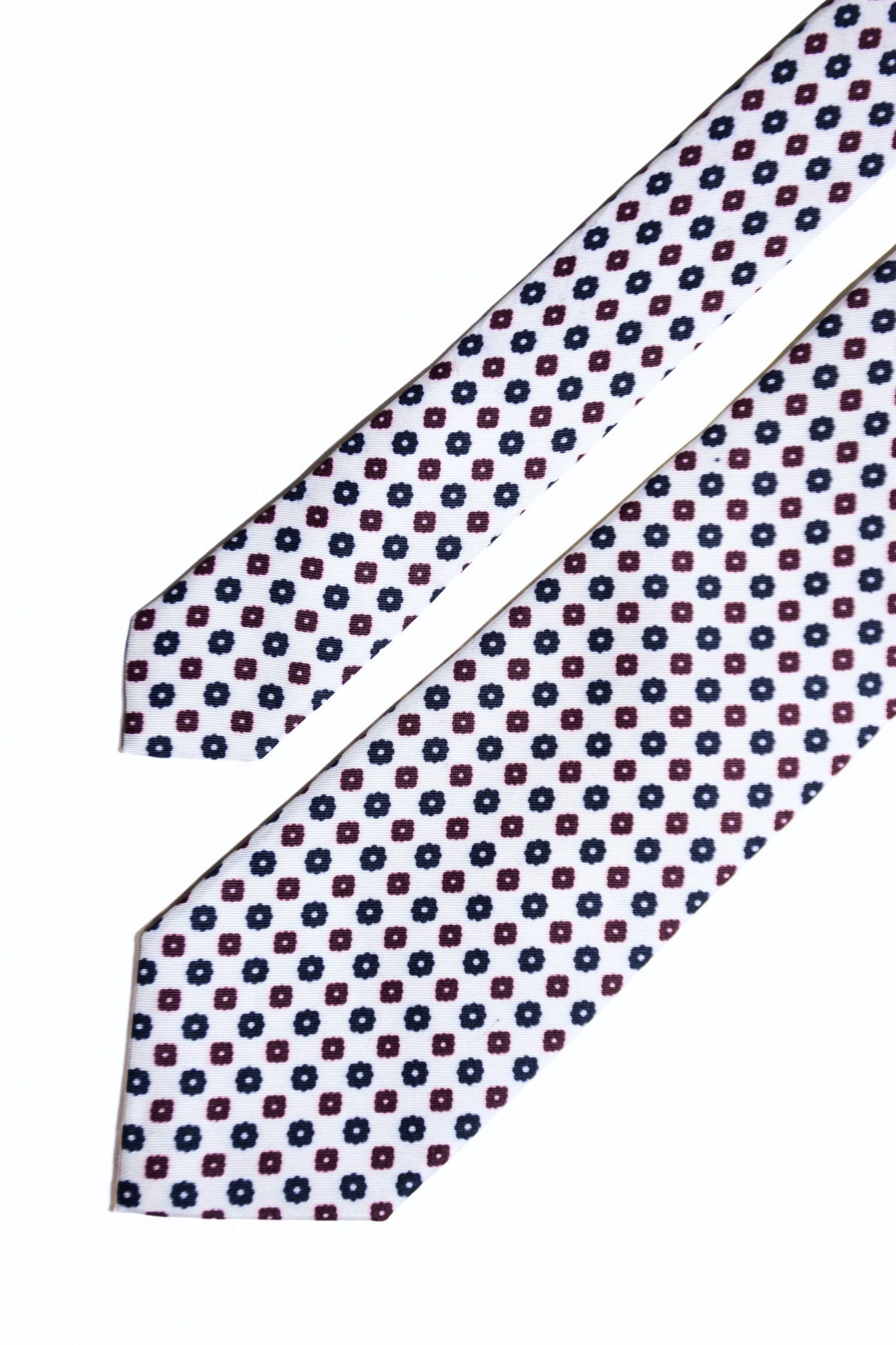 CRAVATE RIFIGLIO BLANC - SS25-CRARIF-BL