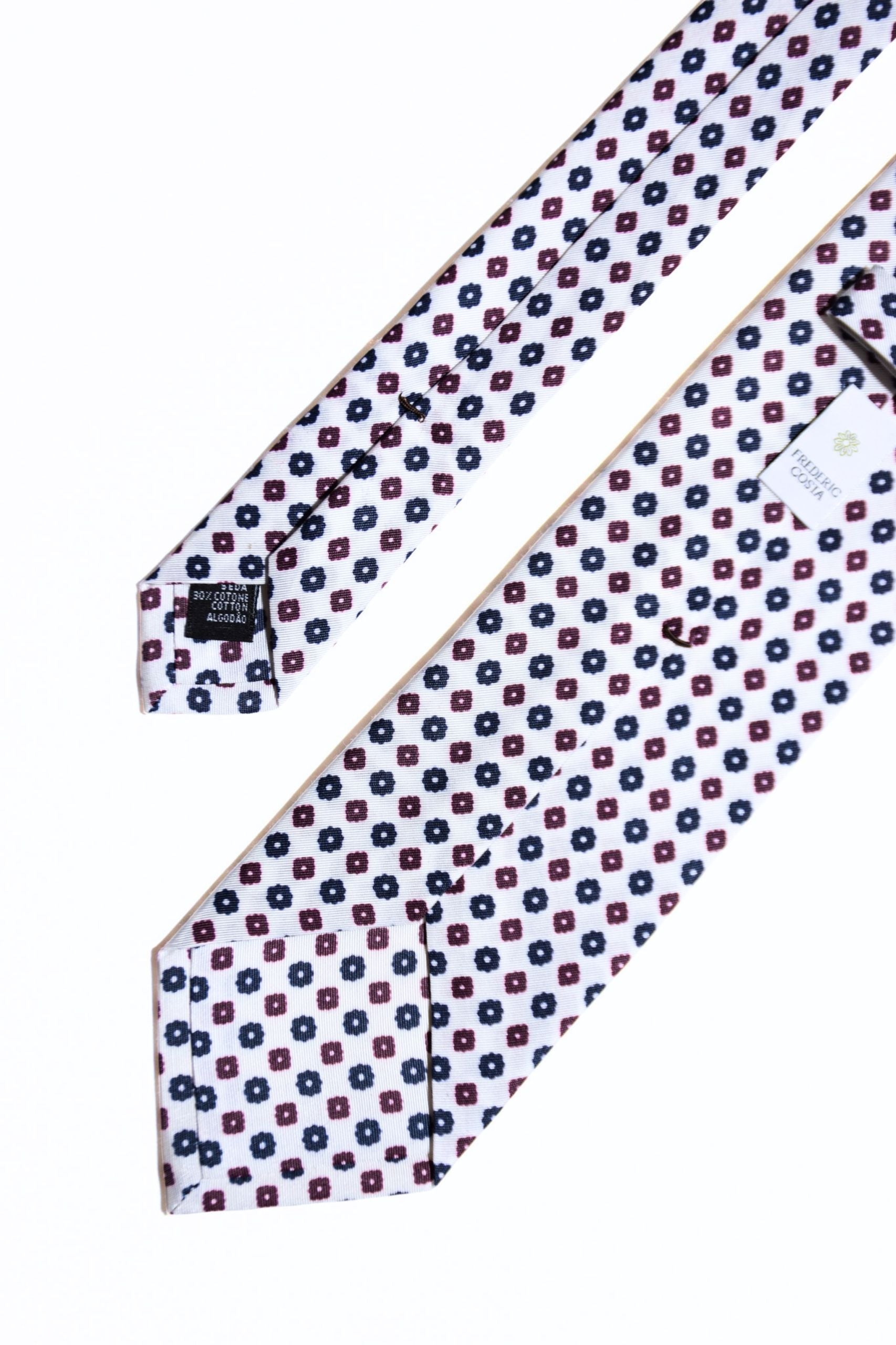 CRAVATE RIFIGLIO BLANC - SS25-CRARIF-BL