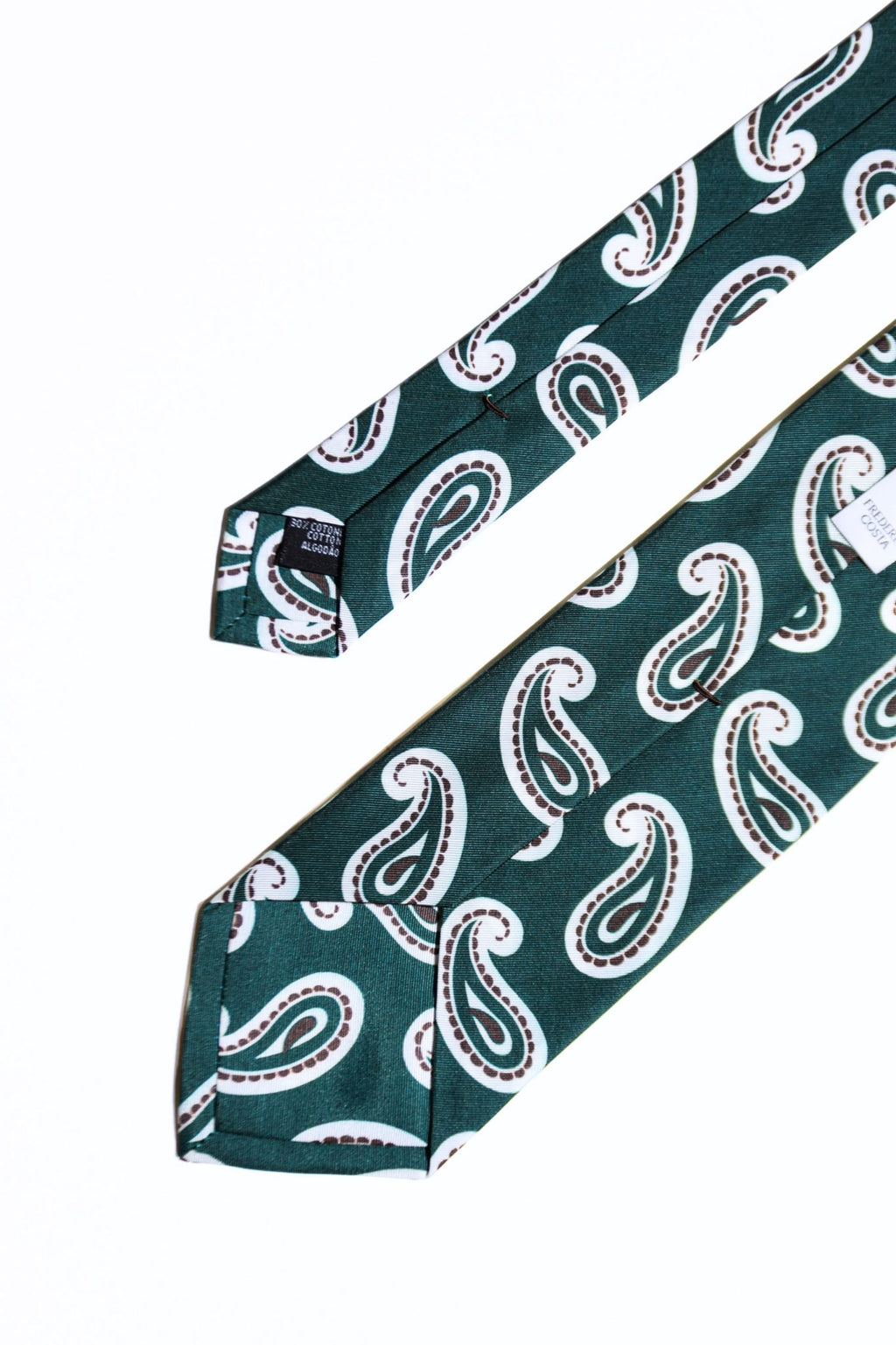 GREEN POPPI TIE