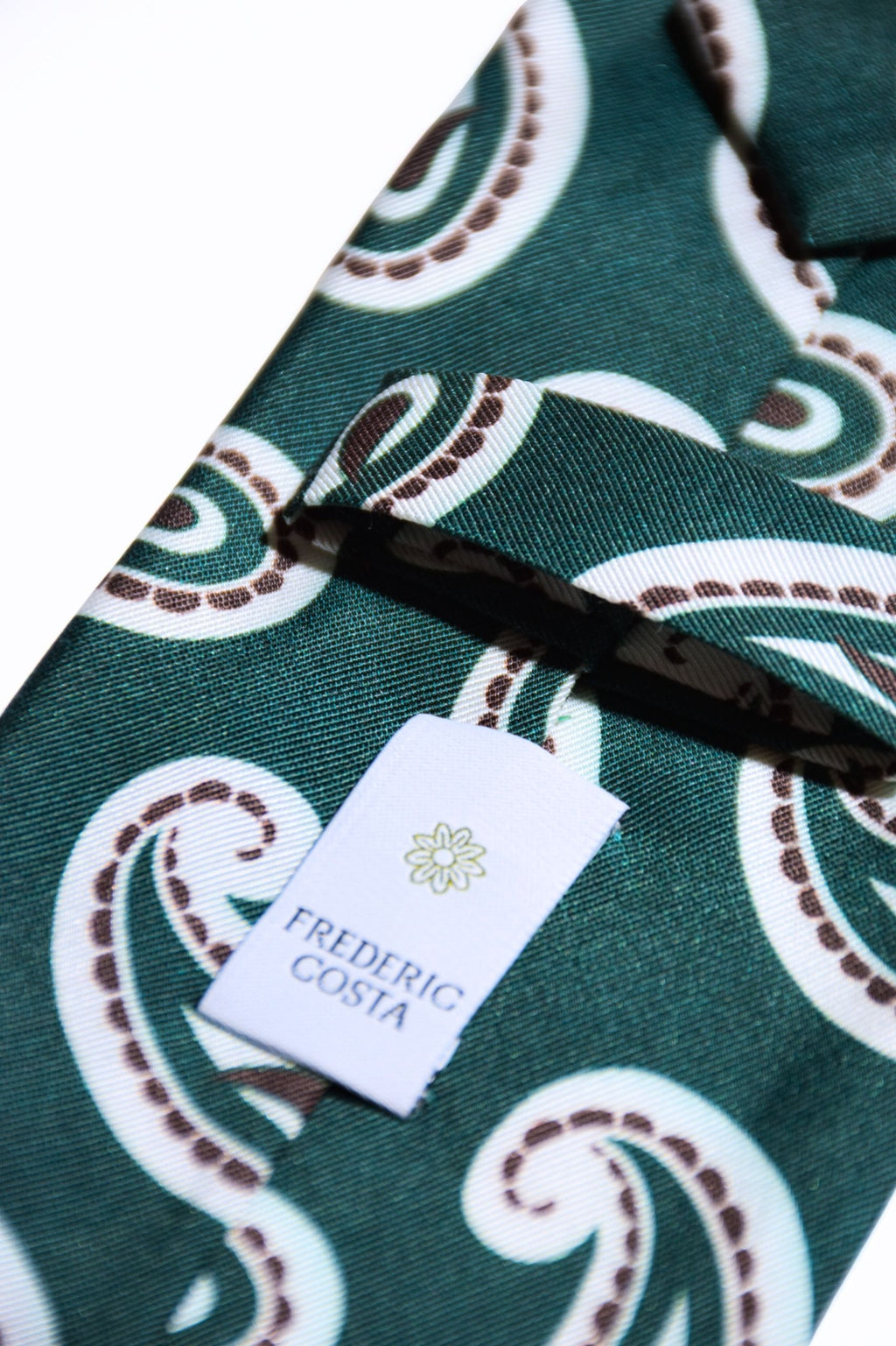 GREEN POPPI TIE