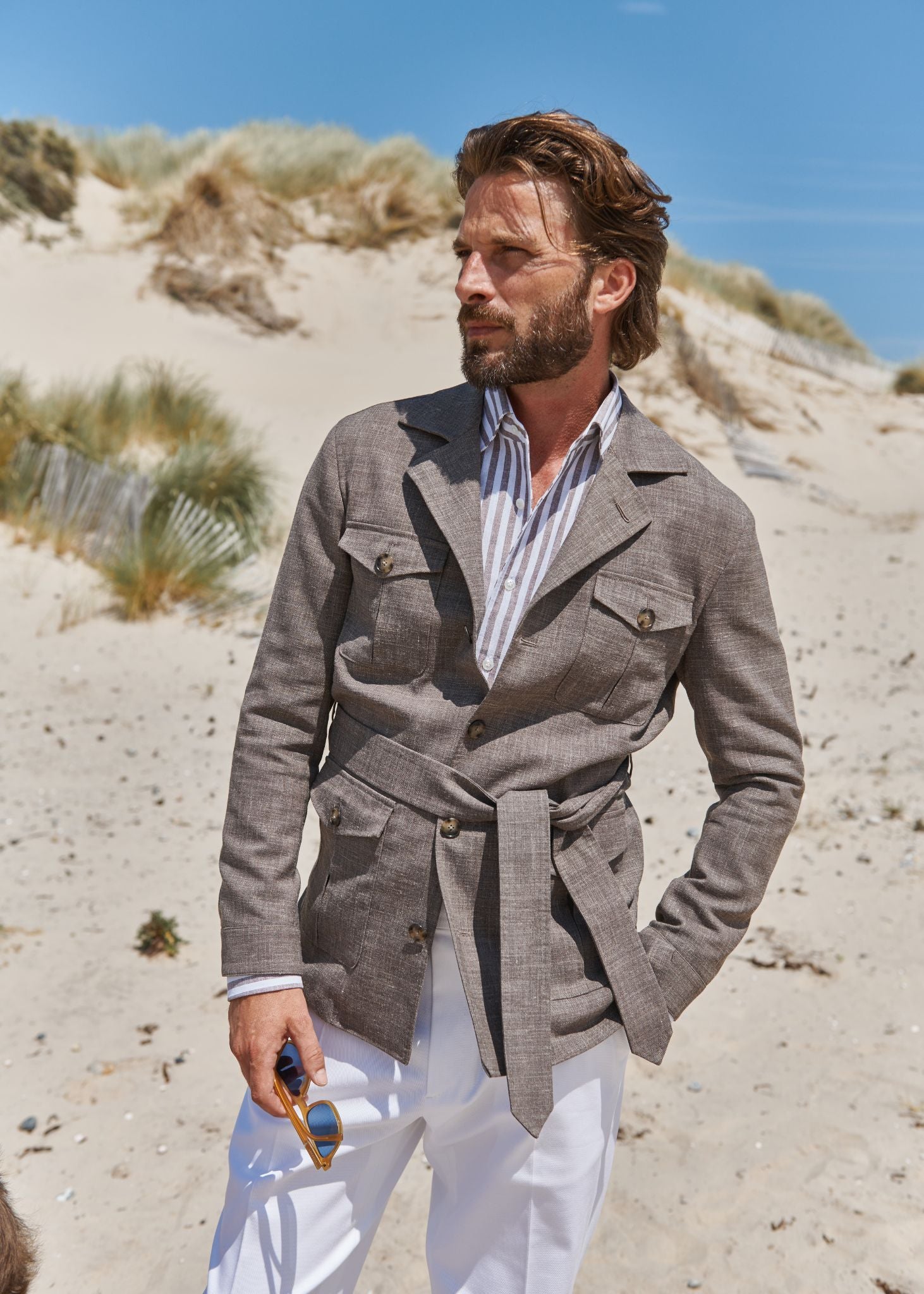 Saharienne Erice marron - SS25-SAHERI-MA