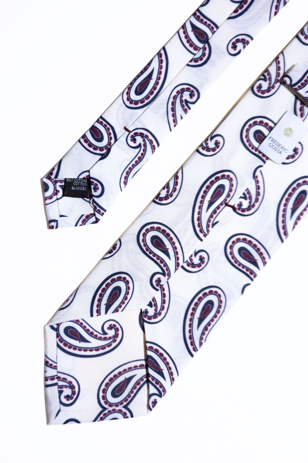 WHITE POPPI TIE