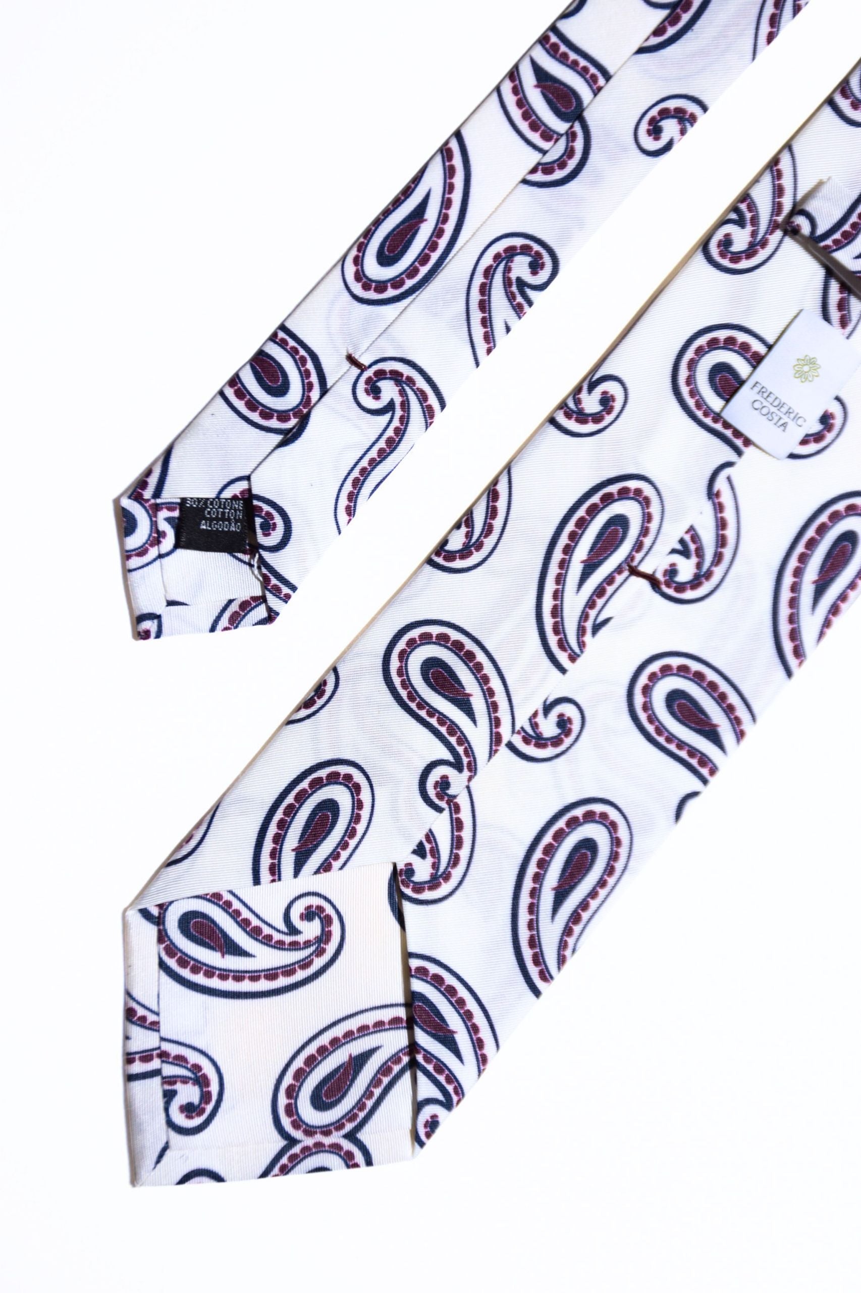 CRAVATE POPPI BLANC - SS25-CRAPOP-BL