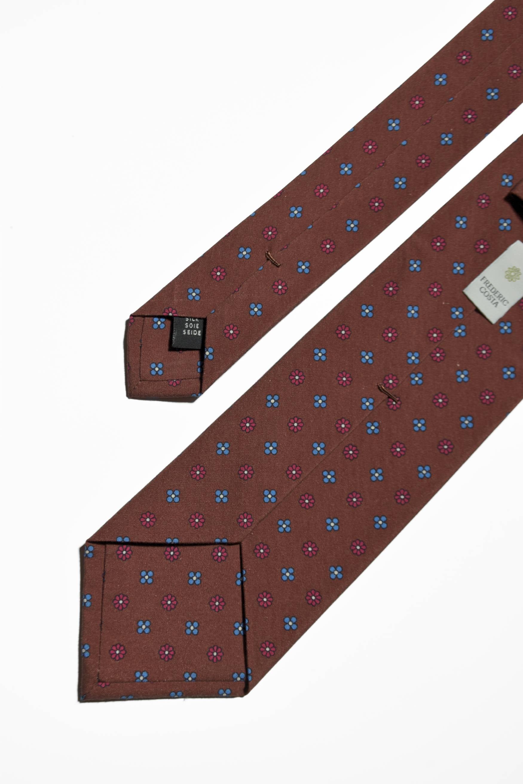 CRAVATE FIESOLE MARRON - SS25-CRAFIE-MATU