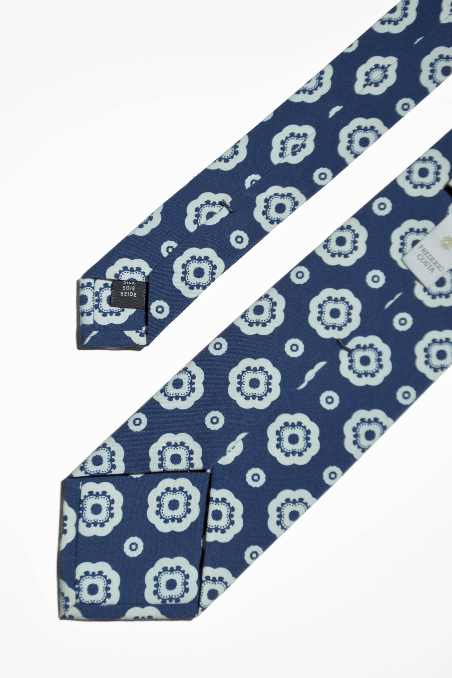 CRAVATE BARBIANO NAVY - SS25-CRABAR-NATU