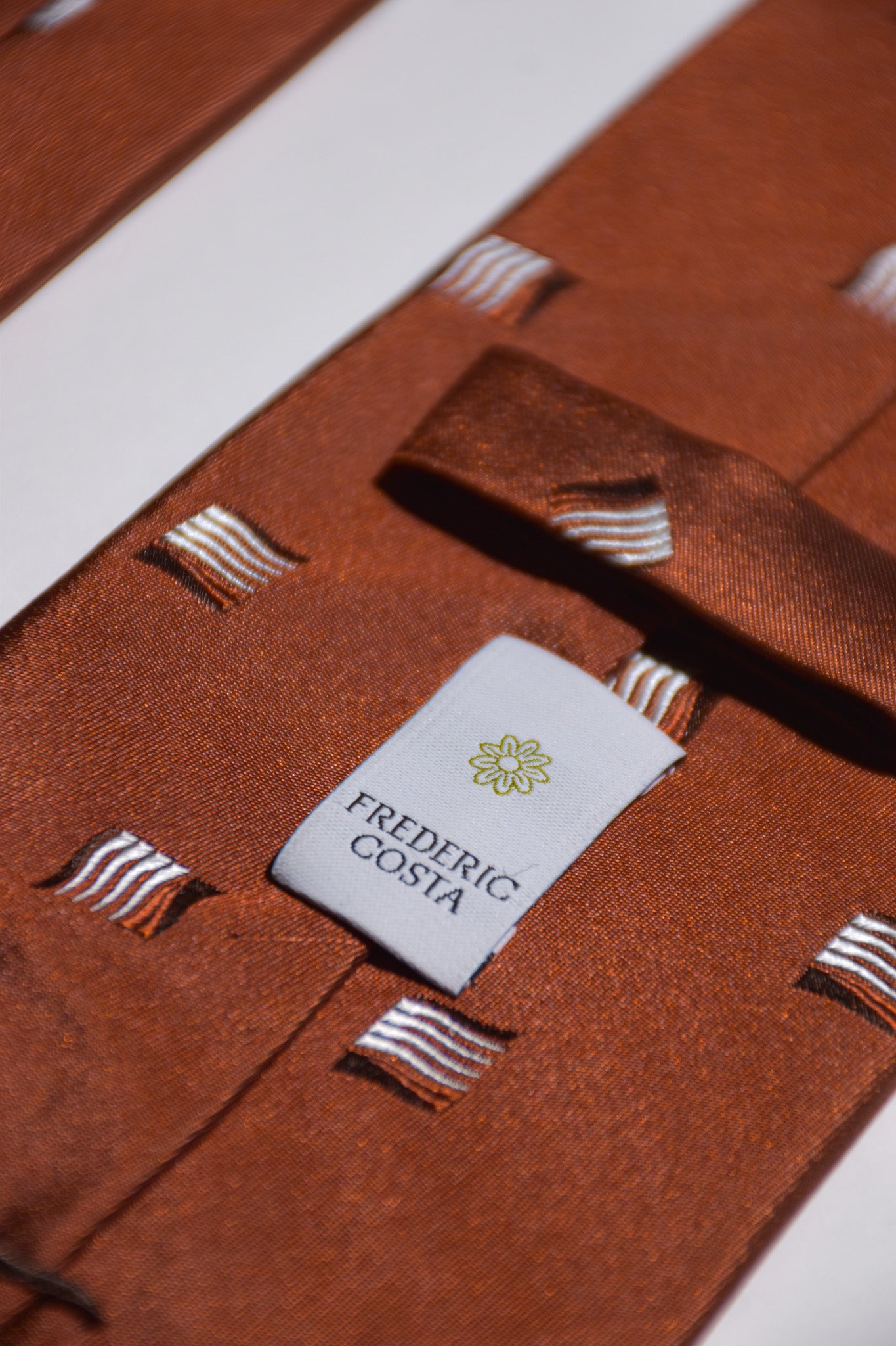 CRAVATE AVENA TERRACOTA- SS25-CRAAVE-TE