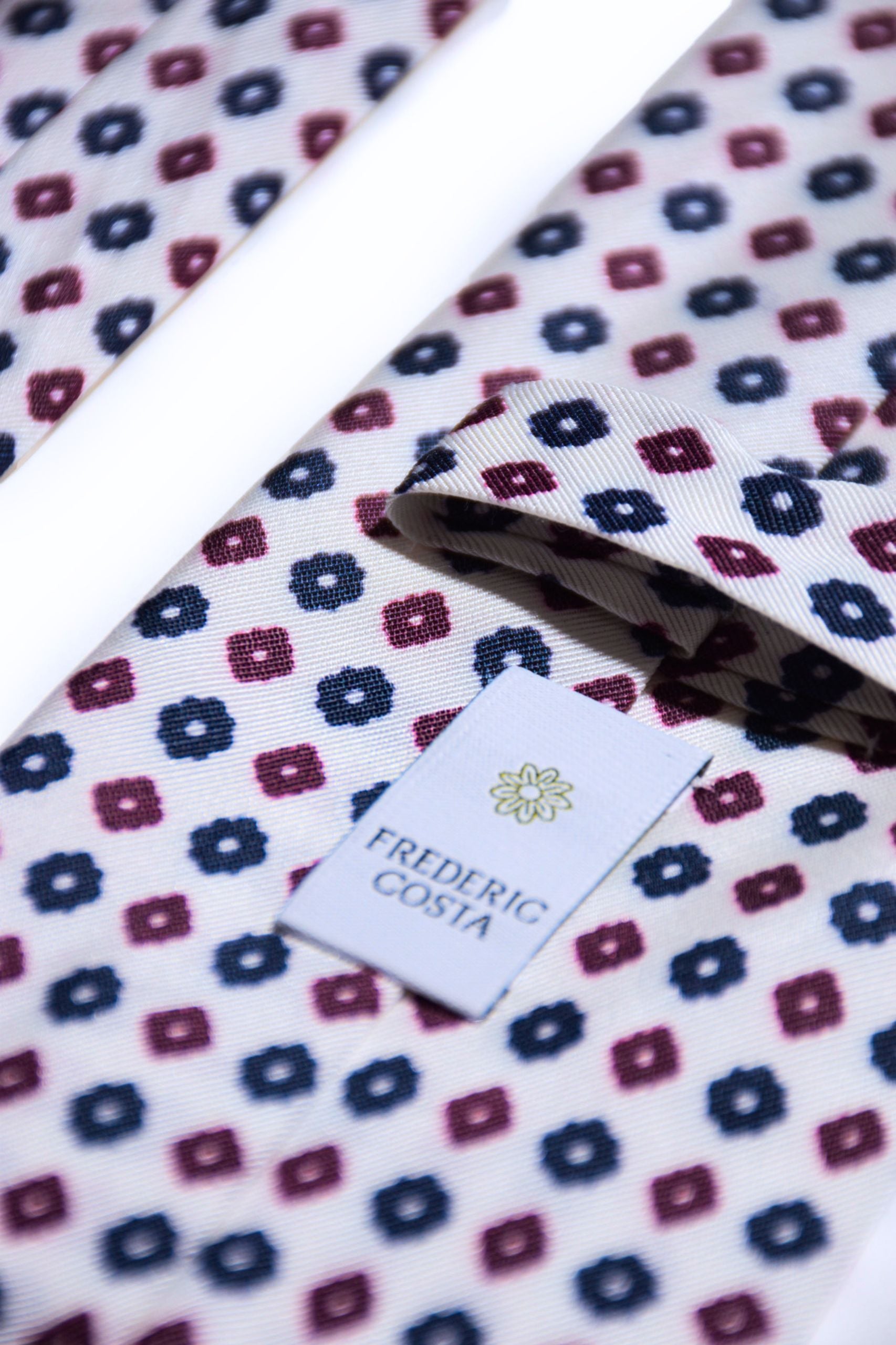 CRAVATE RIFIGLIO BLANC - SS25-CRARIF-BL