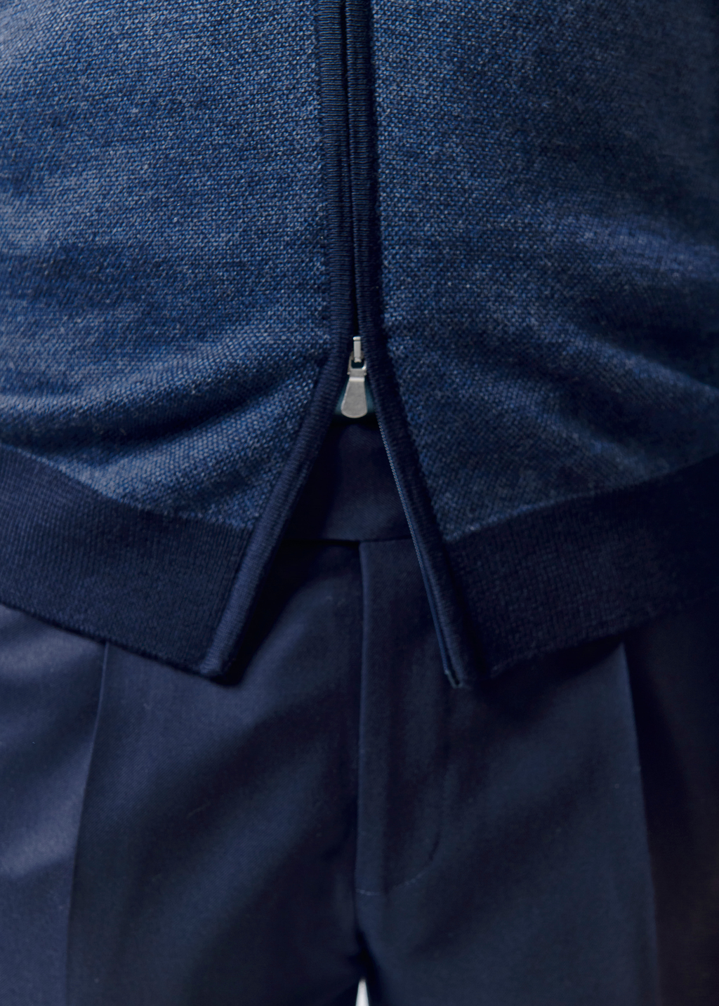 Gilet zippé Todi - bleu