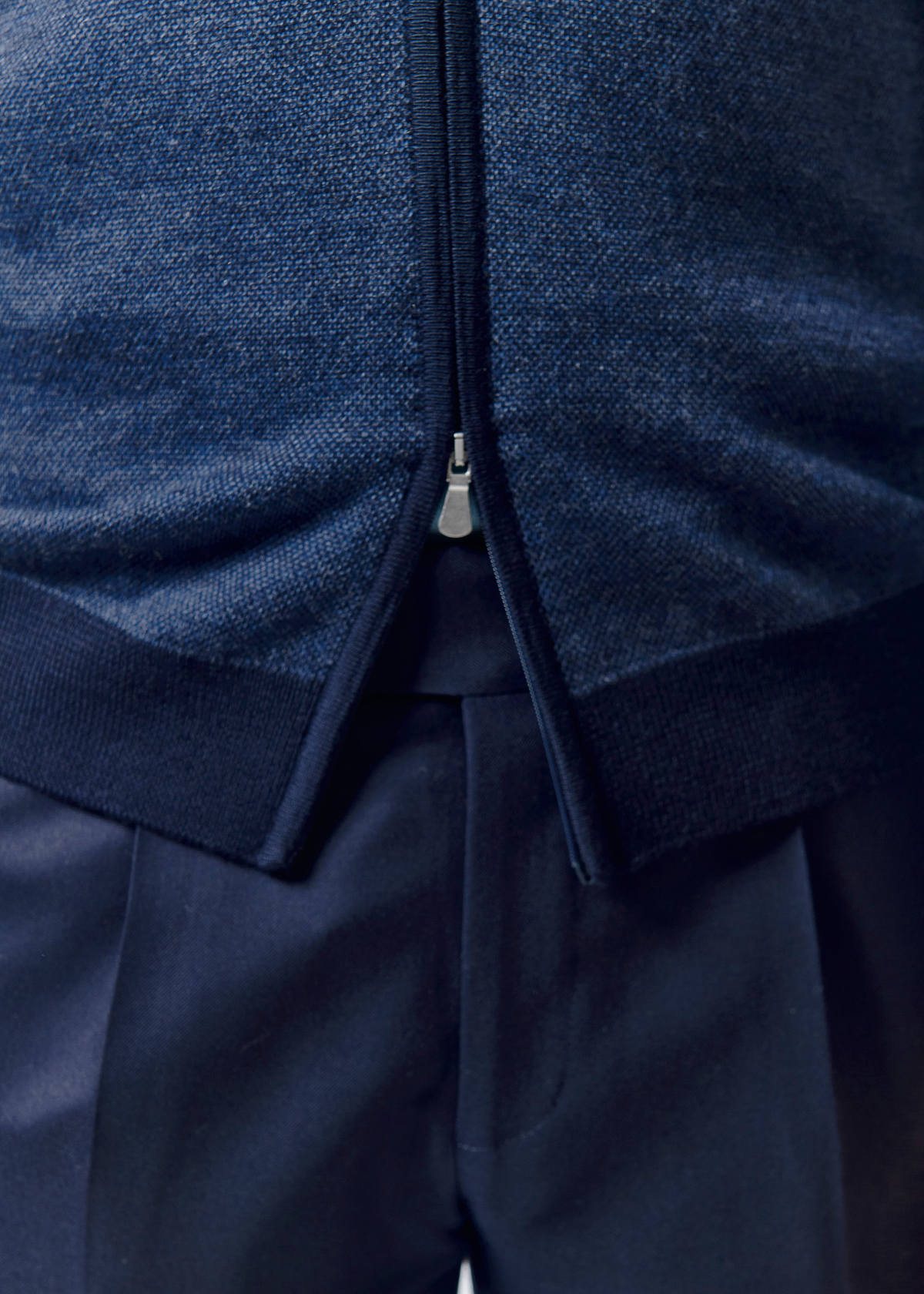 Gilet zippé Todi - bleu
