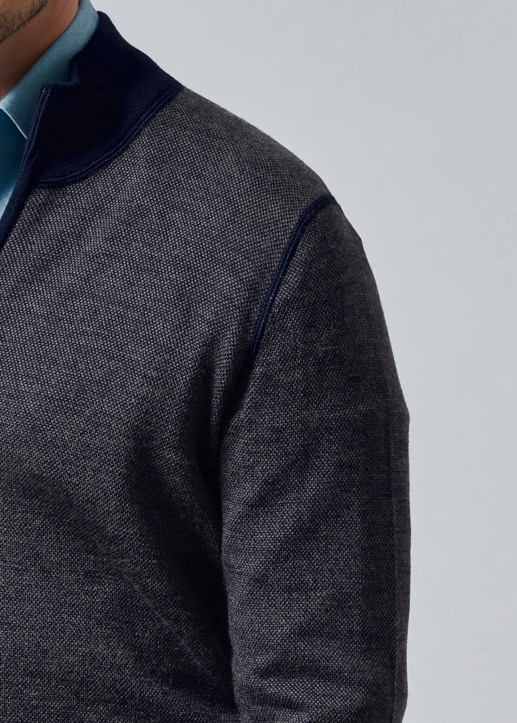Gilet zippé Todi - marron