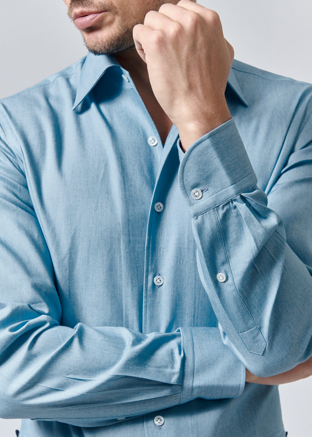 Chemise Eva - Denim bleu clair