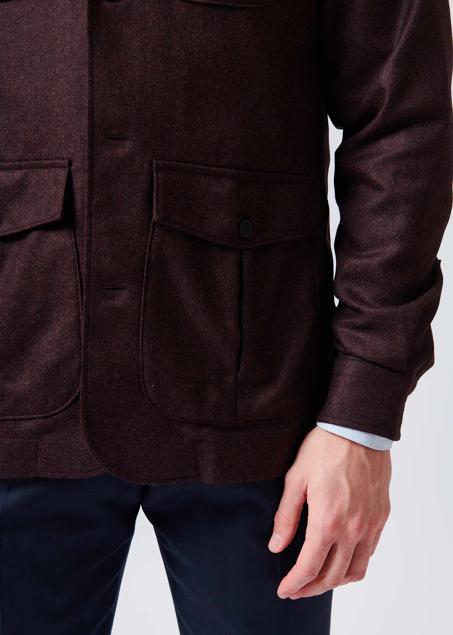 Surchemise Loro bordeaux - VESLOR-BO-