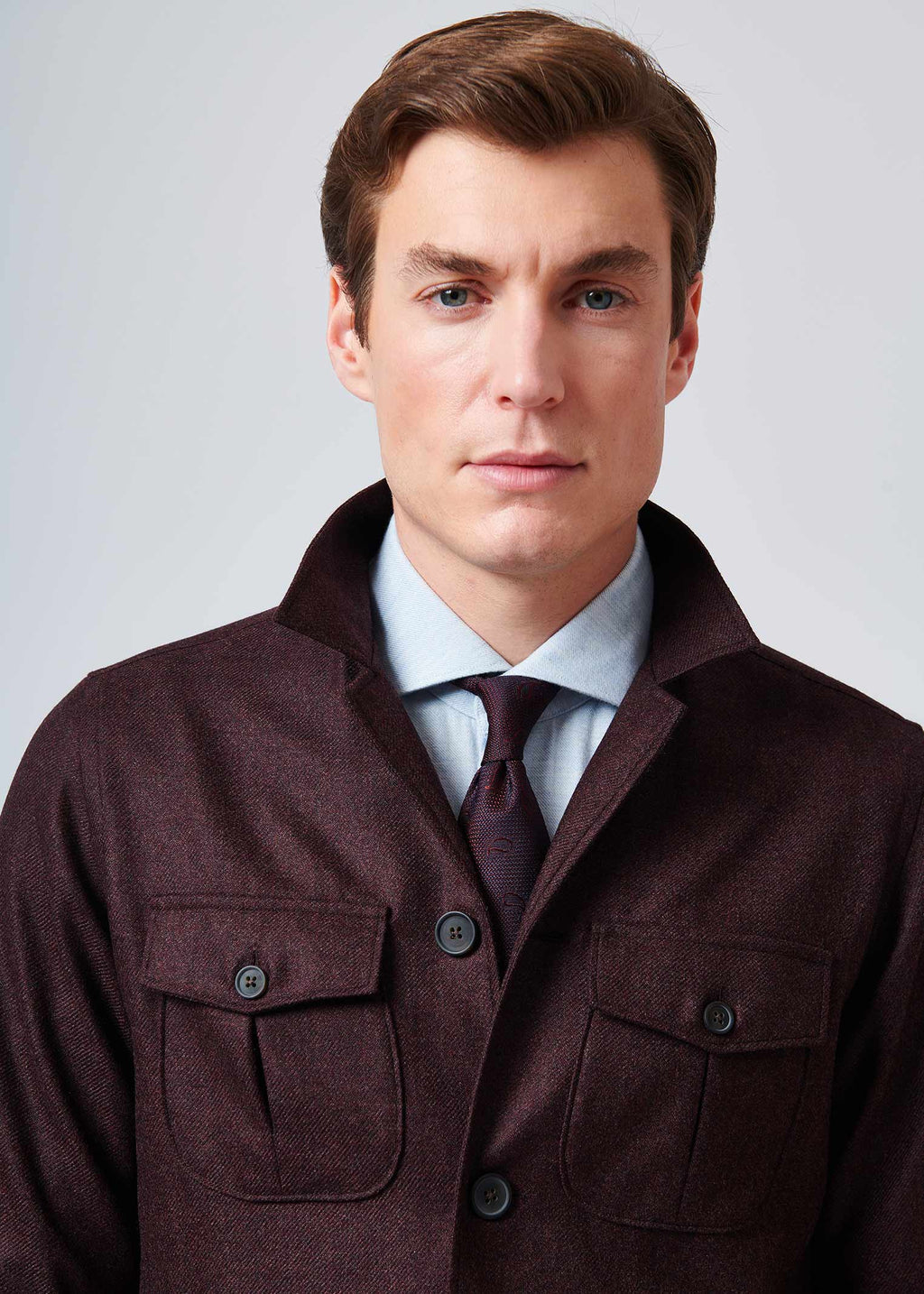 Surchemise Loro bordeaux - VESLOR-BO-