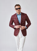 PRATO aubergine jacket