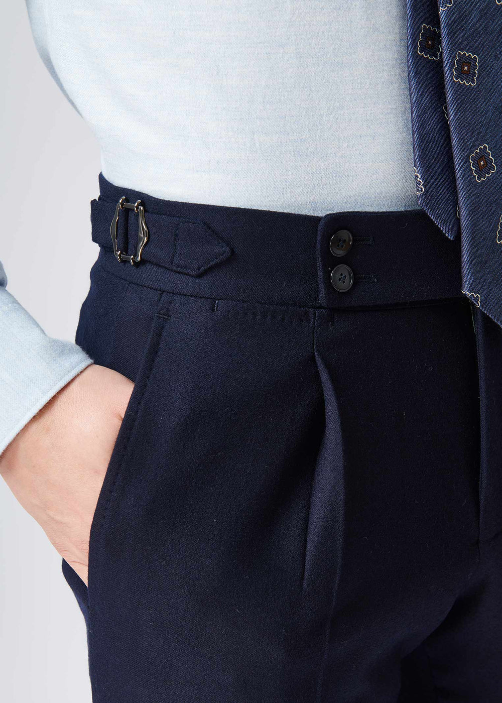 Pantalon Rocca bleu - PANROC-BL