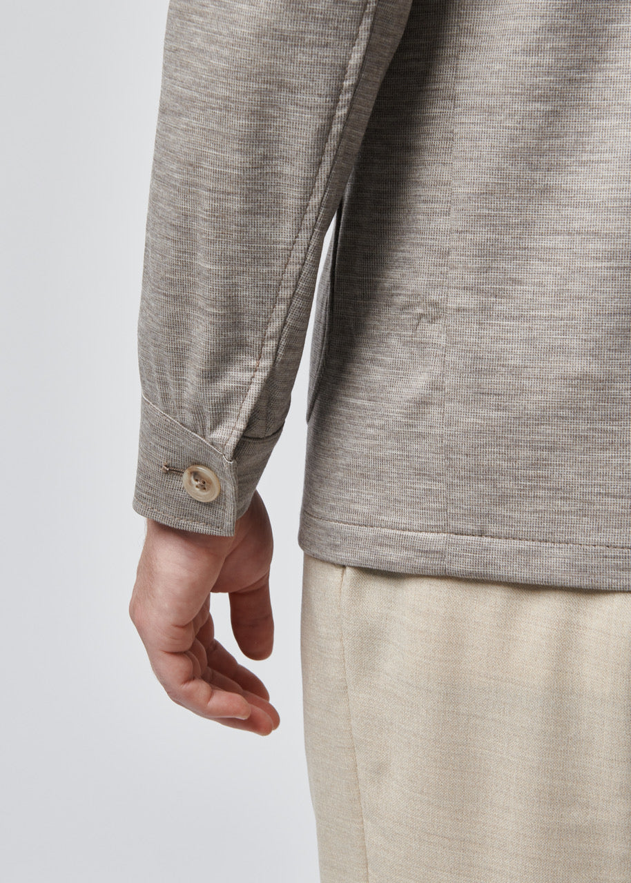 Loris work jacket - summer beige jersey