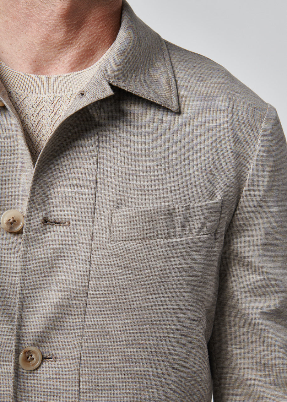 Loris work jacket - summer beige jersey